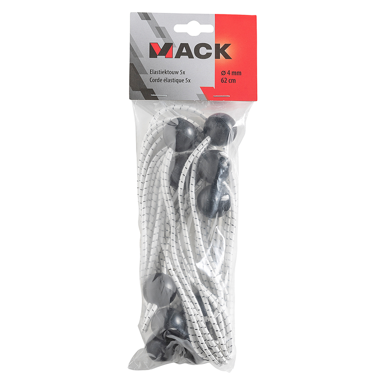 Mack 1015016 - balle élastique élastique 5pcs 30cm | 5 pièces
