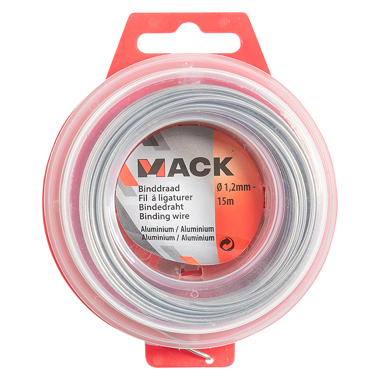 Mack 1015187 - fil de reliure aluminium hobby ø1,2mm - 15m | 6 pièces