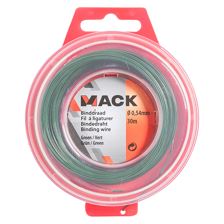 Mack 1015190 - fil de reliure vert hobby ø0,54mm - 30m | 6 pièces
