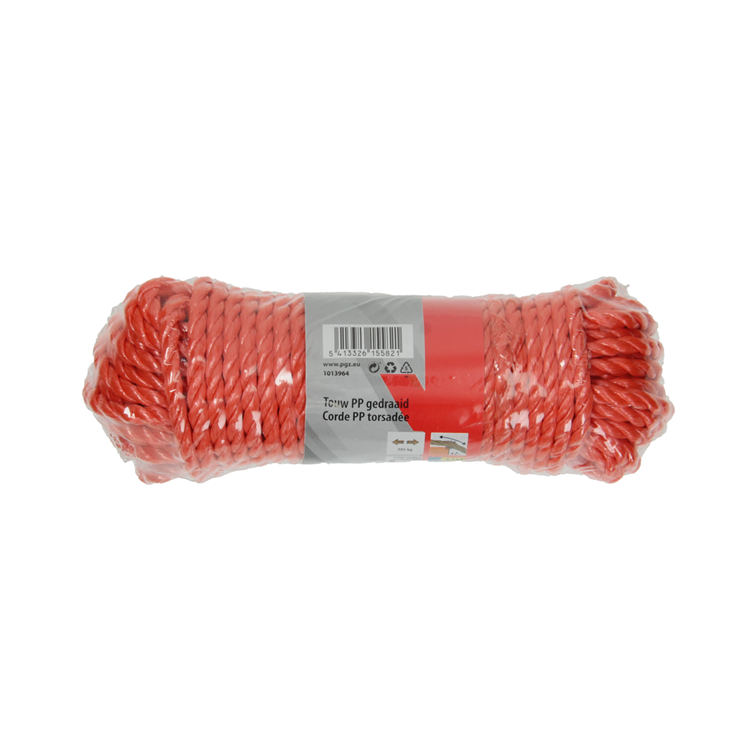 Mack 1013964 - fil pp torsadé orange 6mm 15m | 5 pièces