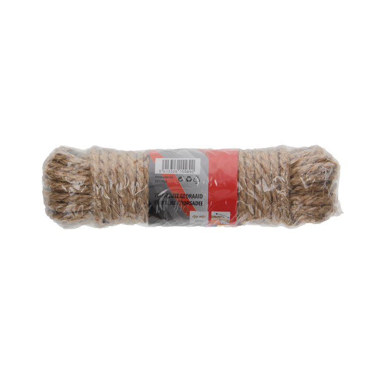 Mack 1013966 - corde de jute brin torsadé 6mm 10m | 5 pièces