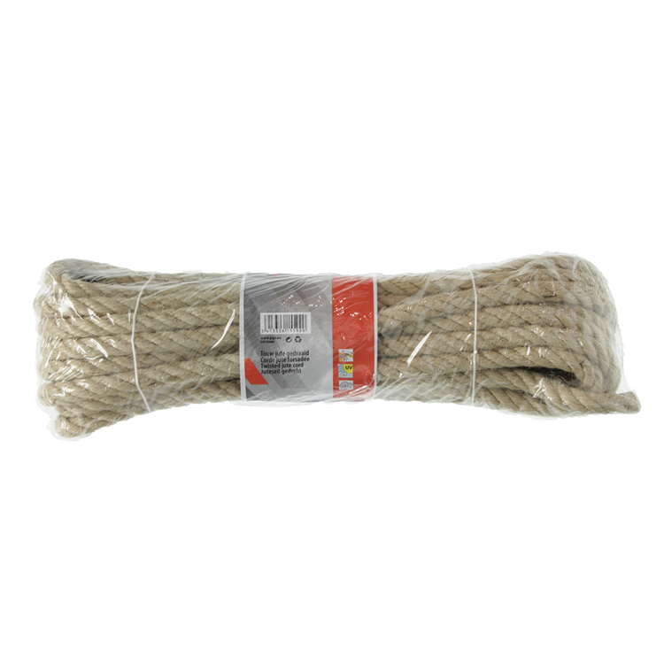 Mack 1013969 - corde de jute brin torsadé 12mm 10m | 5 pièces