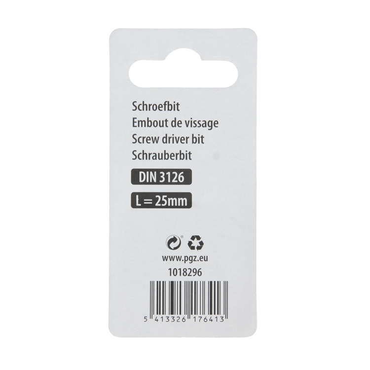 Mack 1018296 - embout à vis pz2 l25mm 3pcs | 5 pièces
