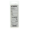 Mack 1017227 - vis pour panneaux d'aggloméré avec tête plaquée jaune 22 pcs 3,5 x 40 mm | 10 pièces