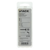 Mack 1017258 - vis pour panneaux d'aggloméré avec tête plaquée jaune. 8 pièces 5,0 x 60 mm | 10 pièces