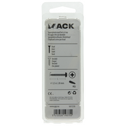 Mack 1017270 - vis pour panneaux d'aggloméré à tête cylindrique plaquée jaune 35 pcs 3,5 x 20 mm | 10 pièces - afbeelding 5