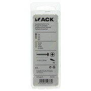 Mack 1017272 - vis pour panneaux d'aggloméré à tête cylindrique plaquée jaune 30 pièces 4,0 x 20 mm | 10 pièces - afbeelding 5