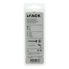 Mack 1017273 - vis pour panneaux d'aggloméré à tête cylindrique plaquée jaune 25 pièces 4,0 x 25 mm | 10 pièces