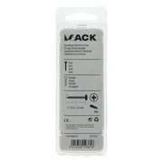 Mack 1017276 - vis pour panneaux d'aggloméré à tête cylindrique plaquée jaune 25 pièces 5,0 x 16 mm | 10 pièces - afbeelding 7