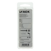 Mack 1017280 - vis pour panneaux d'aggloméré à tête cylindrique plaquée jaune 12 pièces 5,0 x 40 mm | 10 pièces