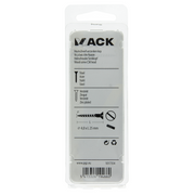 Mack 1017354 - vis à bois tête fraisée galvanisée 20 pcs 4,0 x 25 mm | 10 pièces - afbeelding 5