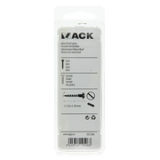 Mack 1017380 - vis à bois à tête cylindrique en acier galvanisé 8 pcs 5,0 x 40 mm | 10 pièces - afbeelding 6