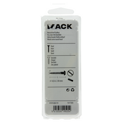 Mack 1017385 - vis à bois tête cylindrique galvanisée noire 10 pcs 4,0 x 30 mm | 10 pièces - afbeelding 6