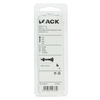 Mack 1017566 - boulon à bois + écrou en acier galvanisé 10 pcs m6 x 20 mm | 5 pièces