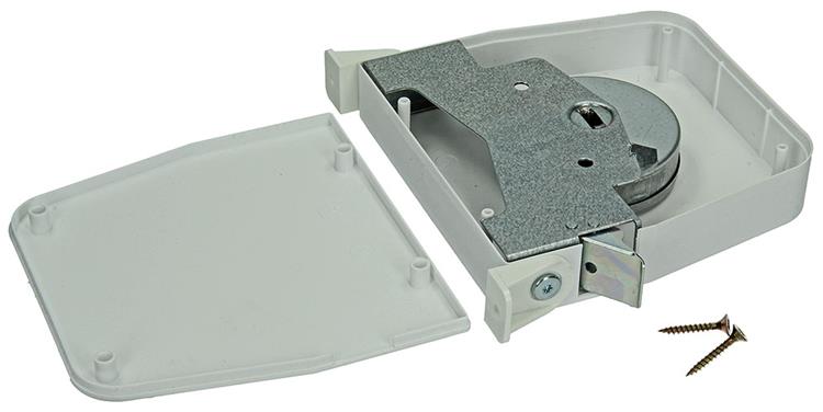 Mack 1010098 - 1 enrouleur de ruban orientable blanc 6m 22mm | 5 pièces
