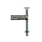 Mack 1017590 - boulon à bois + écrou en acier galvanisé 1 pièce m10 x 100 mm | 10 pièces - afbeelding 5