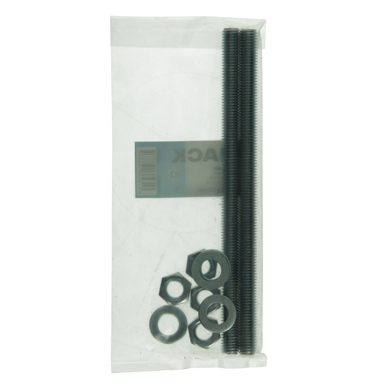 Mack 1017665 - embout fileté + rondelle + écrou plaqué. 2 pièces m12 x 200 mm | 5 pièces