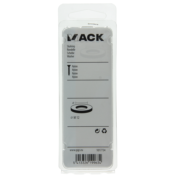 Mack 1017734 - rondelle nylon 4 pcs m12 | 10 pièces