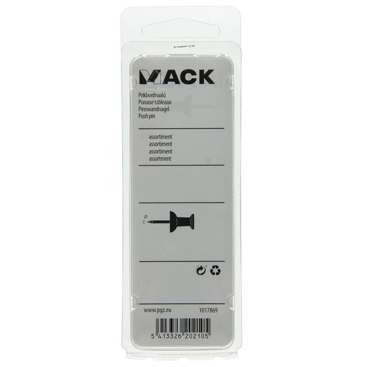 Mack 1017869 - tableau d'affichage en acier à aiguilles + plastique 30 pcs | 5 pièces