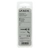 Mack 1019753 - vis pour panneaux d'aggloméré tête VZ acier inoxydable 5 pcs 4,5 x 60 mm | 10 pièces