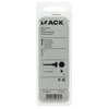 Mack 1019766 - wood thread bolt stainless steel 3 pcs 6 x 60 mm | 10 pièces