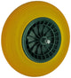 1039748 - roue de brouette increvable ø 400 jante verte | 3 pièces