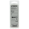 Mack 1019815 - vis à métal galvanisée. tête + écrou inox 4 pcs m6x30 | 10 pièces
