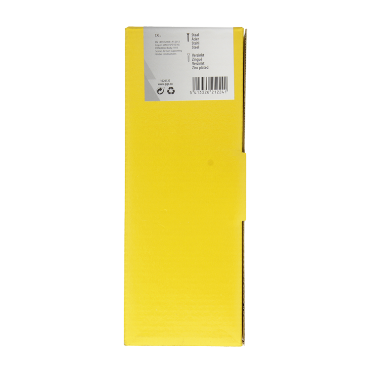 Mack 1020127 - vis pour panneaux d'aggloméré avec tête jaune vz 100 pcs 6,0 x 100 mm | 2 pièces
