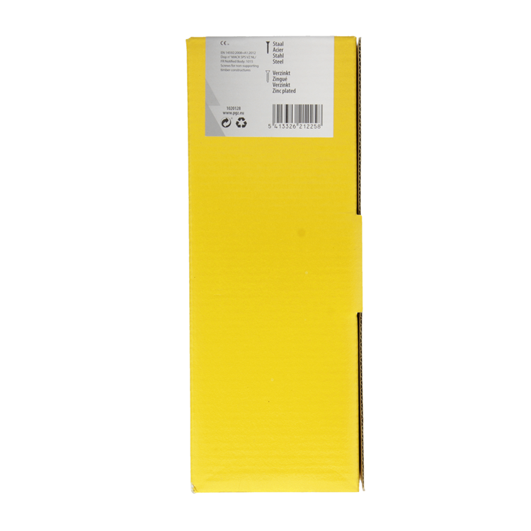 Mack 1020128 - vis pour panneaux d'aggloméré avec tête jaune 100 pcs 6,0 x 120 mm | 2 pièces