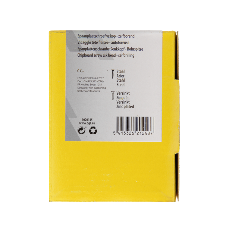 Mack 1020145 - vis pour panneaux d'aggloméré vz kp-autobloquantgvz 200pcs 4,5 x 40 mm | 5 pièces