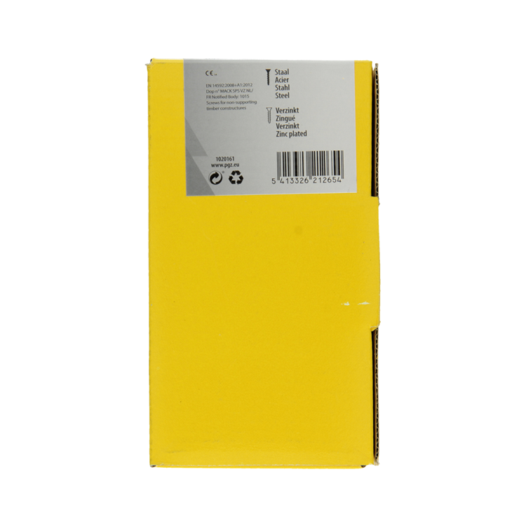 Mack 1020161 - vis pour panneaux d'aggloméré vz kp-self-lockinggvz 50 pcs 6,0 x 150 mm | 2 pièces