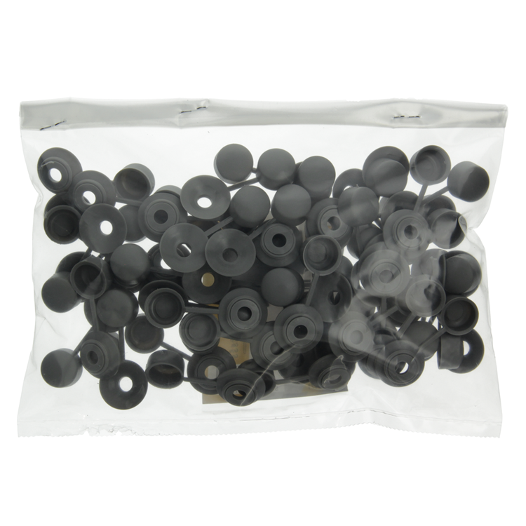 Mack 1020171 - coque de fermeture gris 50 pcs. 5mm | 5 pièces