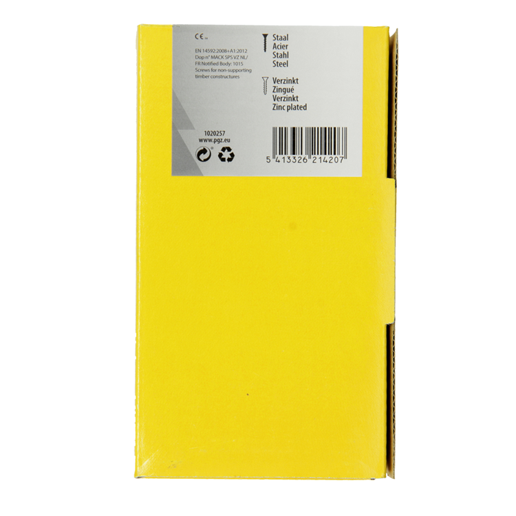 Mack 1020257 - vis pour panneaux d'aggloméré tête vz gvz 500 pcs 3,5 x 40 mm | 2 pièces