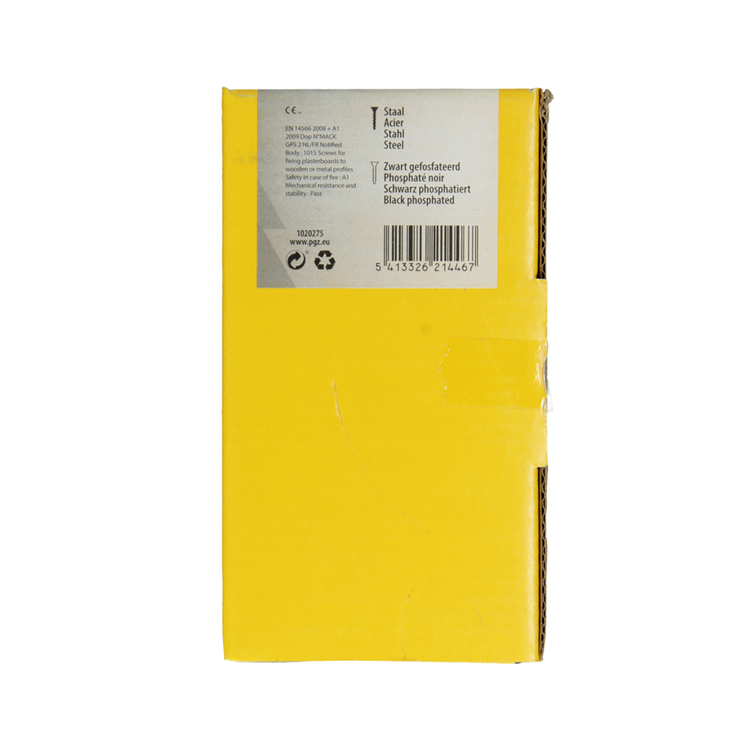 Mack 1020275 - vis pour plaques de plâtre phosphatée noire. 500 pièces 3,5 x 35 mm | 2 pièces