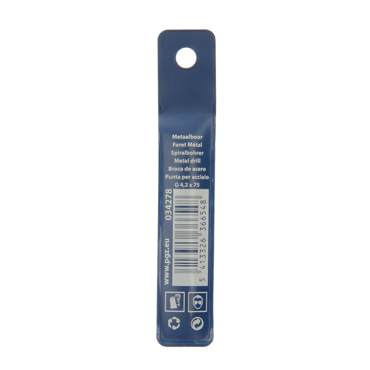 Mack 1018404 - foret à métaux hss g din 338 ø 4,2 x 75 mm | 5 pièces