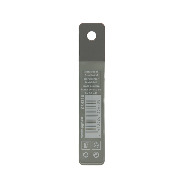 Mack 1018420 - foret à métaux hss co5% din 338 ø 2,0 x 49 mm 2 pcs | 5 pièces