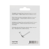 Mack 1047706 - clou planeur de chaise plastique blanc ø 19 mm 12 pcs | 6 pièces