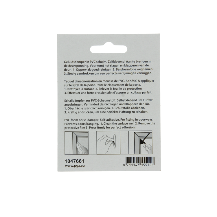 Mack 1047661 - silencieux autocollant blanc 16 + 22 x 7 mm 24 pcs | 12 pièces