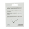 Mack 1047713 - patin de chaise avec feutre à clous marron ø 22 mm 8 pcs | 6 pièces