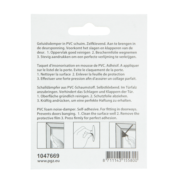 Mack 1047669 - silencieux autocollant marron 16 + 22x7 mm 24 pcs | 12 pièces