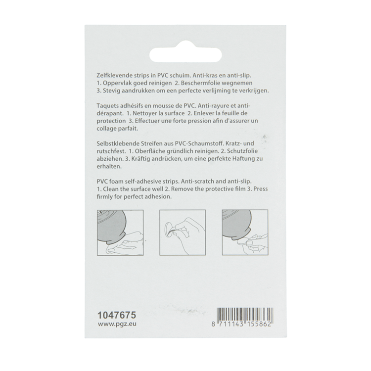 Mack 1047675 - bande de mousse autocollante noir 15 x 15 mm 40 pcs | 6 pièces