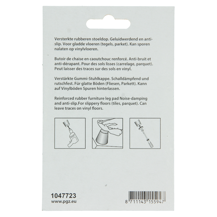 Mack 1047723 - capuchon de siège en caoutchouc + vis blanc ø 23 mm 8 pcs | 6 pièces