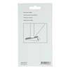 Mack 1047637 - cale de porte en caoutchouc noir 100 x 25 mm 1 pièce pièce | 6 pièces
