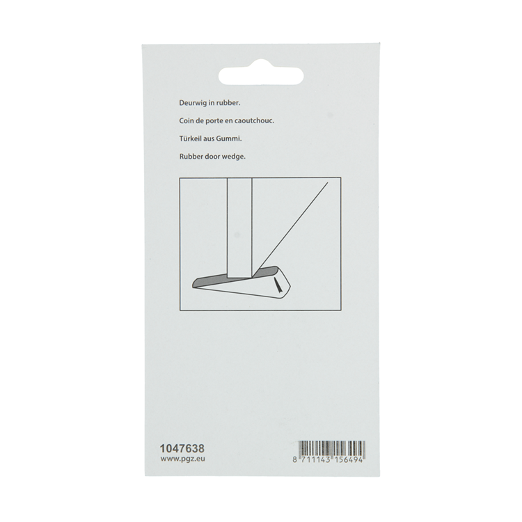 Mack 1047638 - cale de porte en caoutchouc blanc 100 x 25 mm 1 pièce pièce | 6 pièces