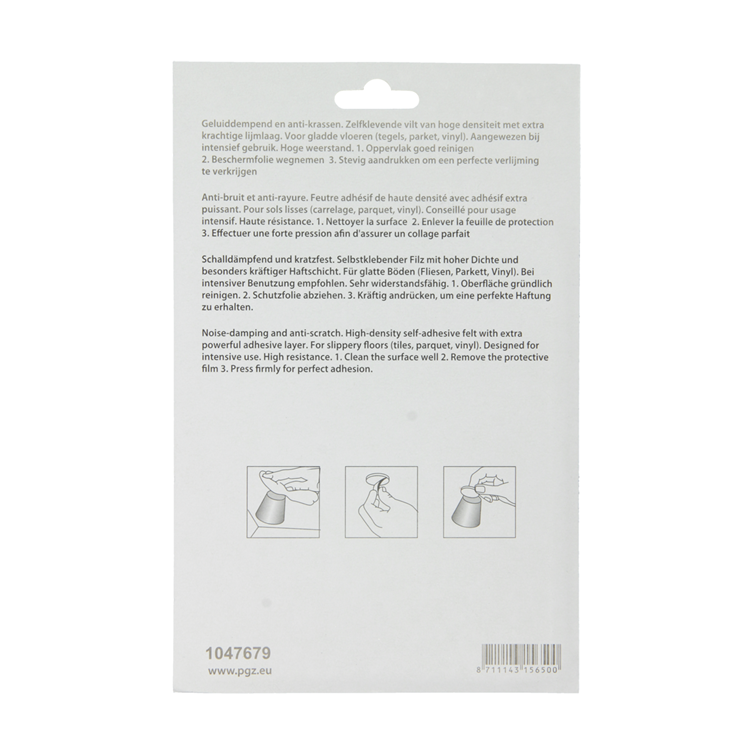 Mack 1047679 - super-feutre autocollant beige 112 x 150 mm 2 pcs | 12 pièces
