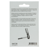 Mack 1047738 - bouchon en plastique noir 25 x 25 mm 4 pcs | 6 pièces