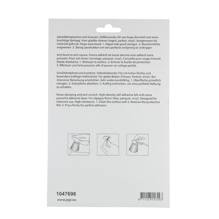 Mack 1047698 - super-feutre autocollant beige 12 x 150 mm 9 pcs | 12 pièces