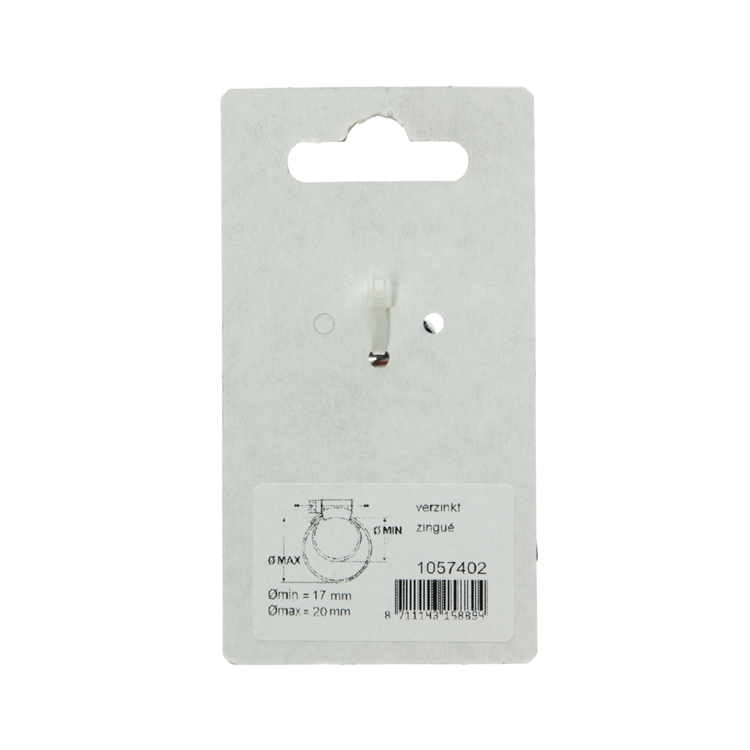 Mack 1057402 - tuyau nervuré à anneau de tension 17-20mm | 10 pièces