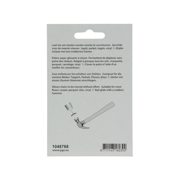 Mack 1048768 - super planeur avec clou marron ø 22 mm 4 pcs | 6 pièces