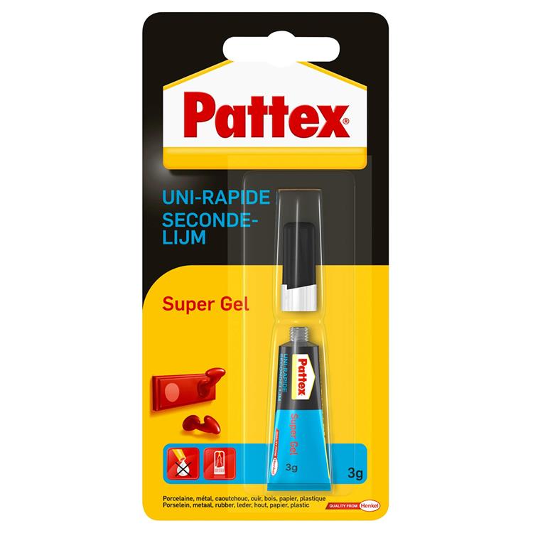Pattex 1000915 - colle clic super gel | 6 pièces